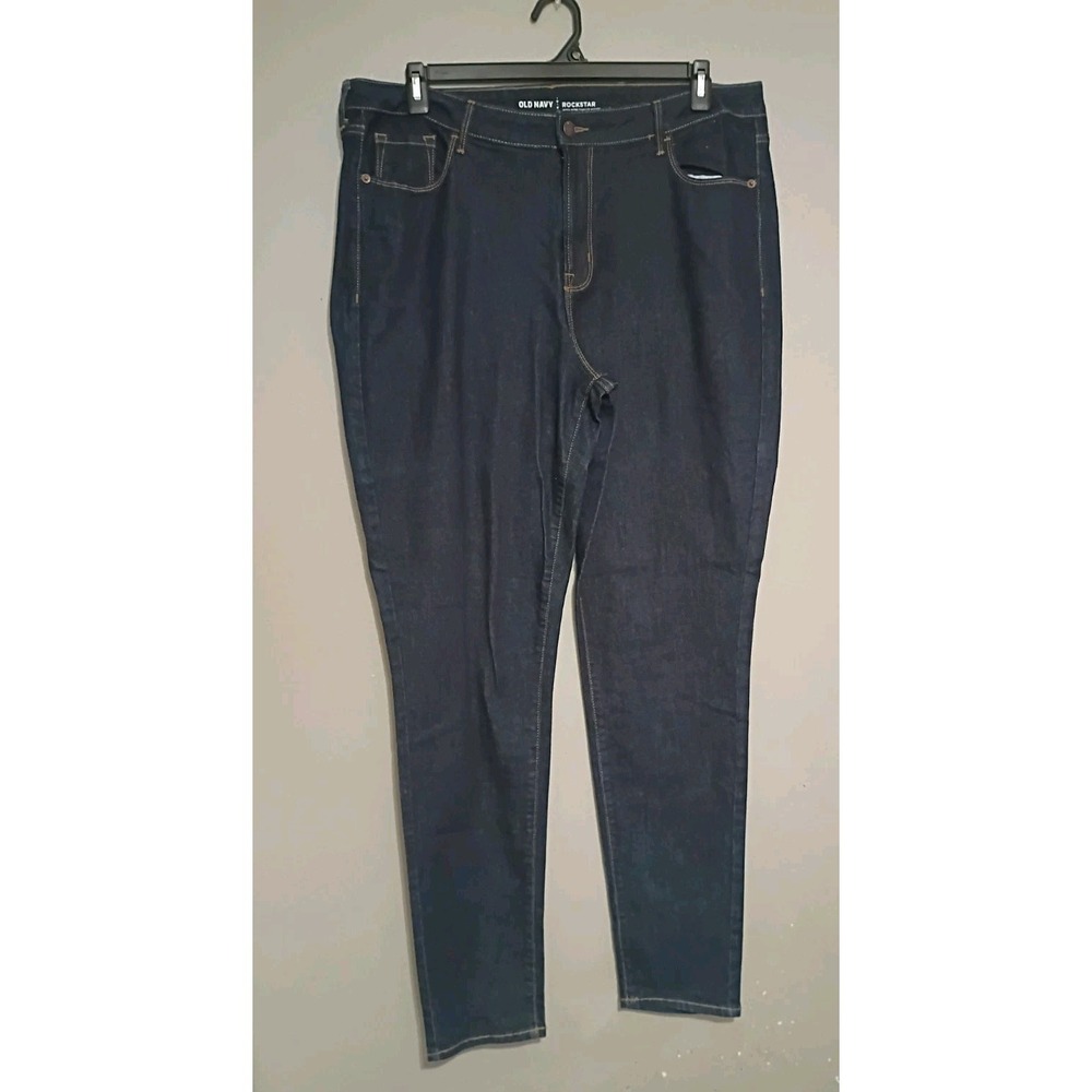 Old Navy‎ Women's Jeans Size 18 Rockstar Skinny Dark Wash Stretch